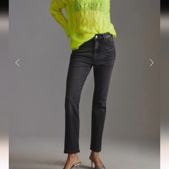 NWT Anthropologie Pilcro Gem High rise straight jeans size 24 tall! - Picture 4 of 10